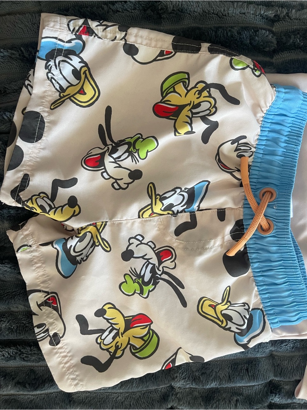 Disney Cream and Blue Mickey & Friends Pajama Set - Picture 2 of 5